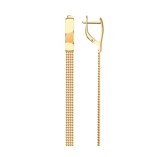 Серьги из золота 029197