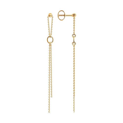 Серьги из золота 0200507