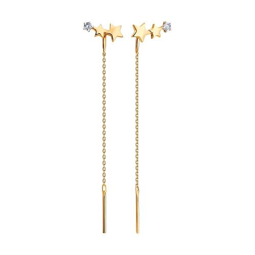 Серьги из золота 0200537