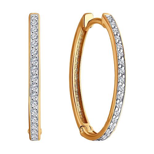 Серьги из золота 029651